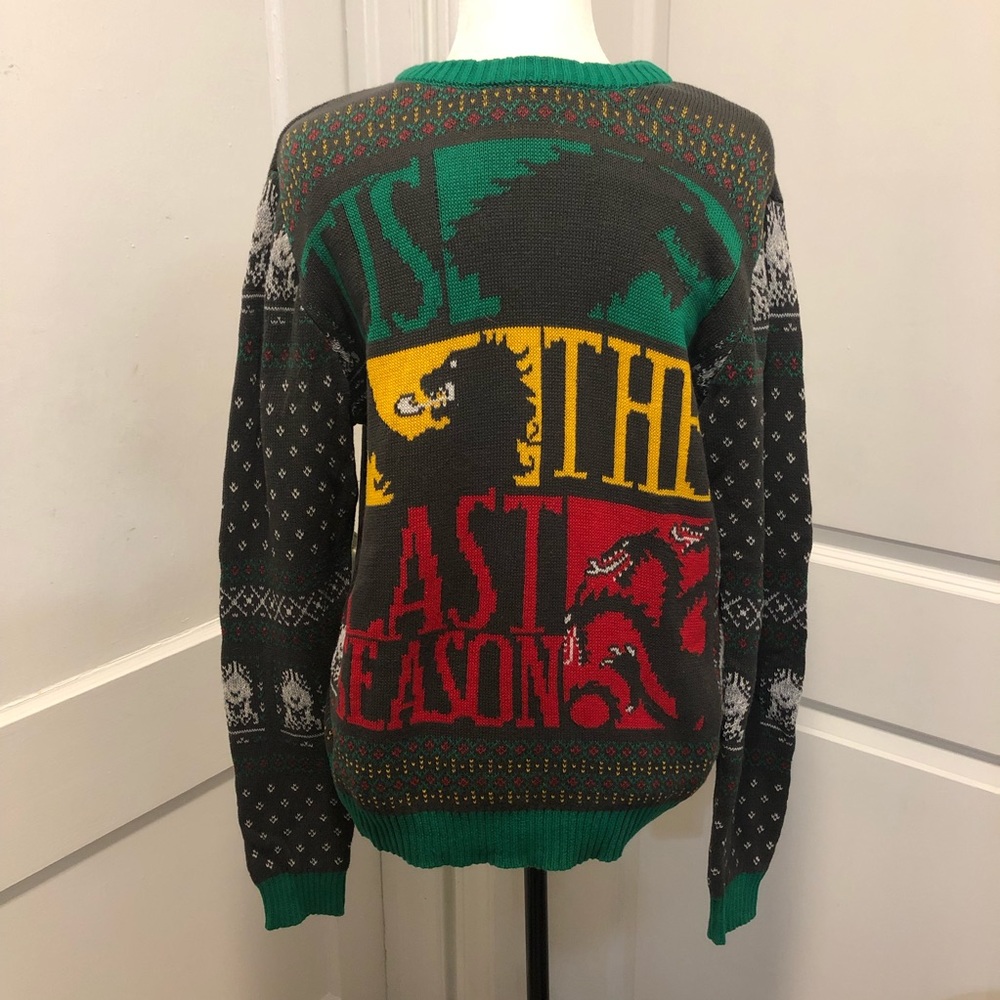 Game of thrones hbo knitted sweater size large